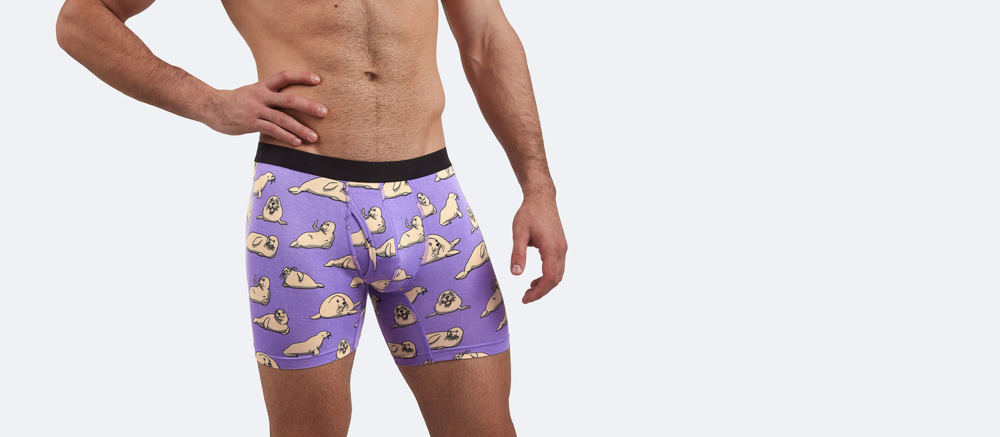 Boxer Brief w/ Fly | Lazy Sea Lions