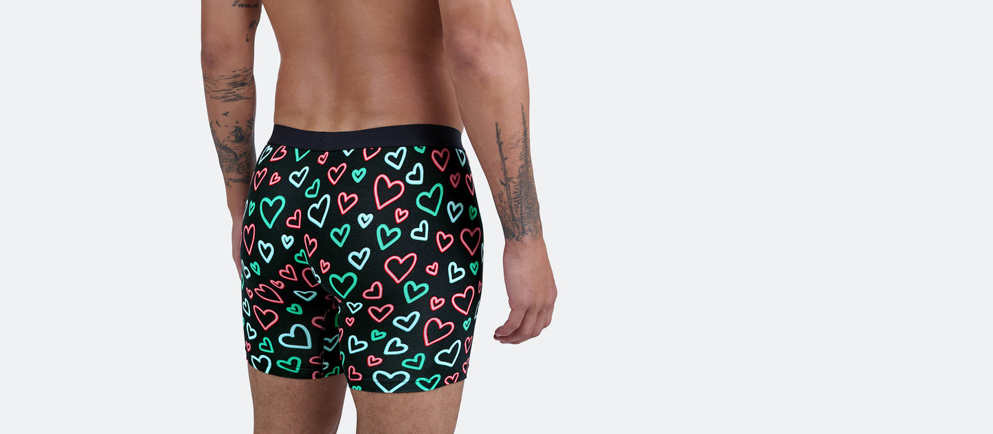 Boxer Brief w/ Fly | Electric Hearts