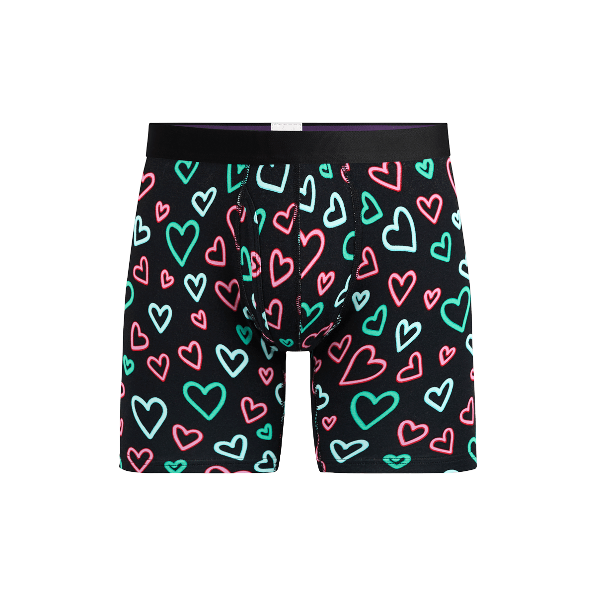 Boxer Brief w/ Fly | Electric Hearts