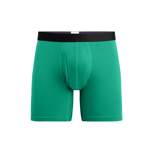 Boxer Brief w/ Fly | Peacock Green