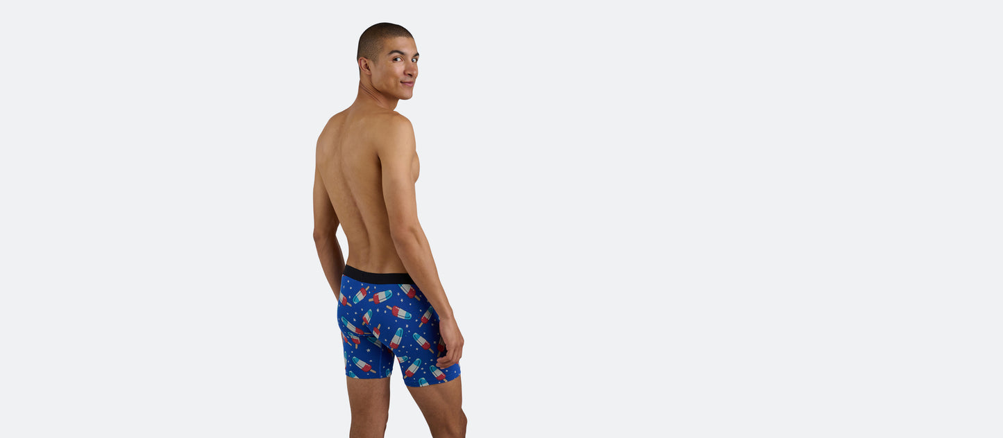 The Ball Caddy™ Boxer Brief w/ Fly | Patriotic Pops