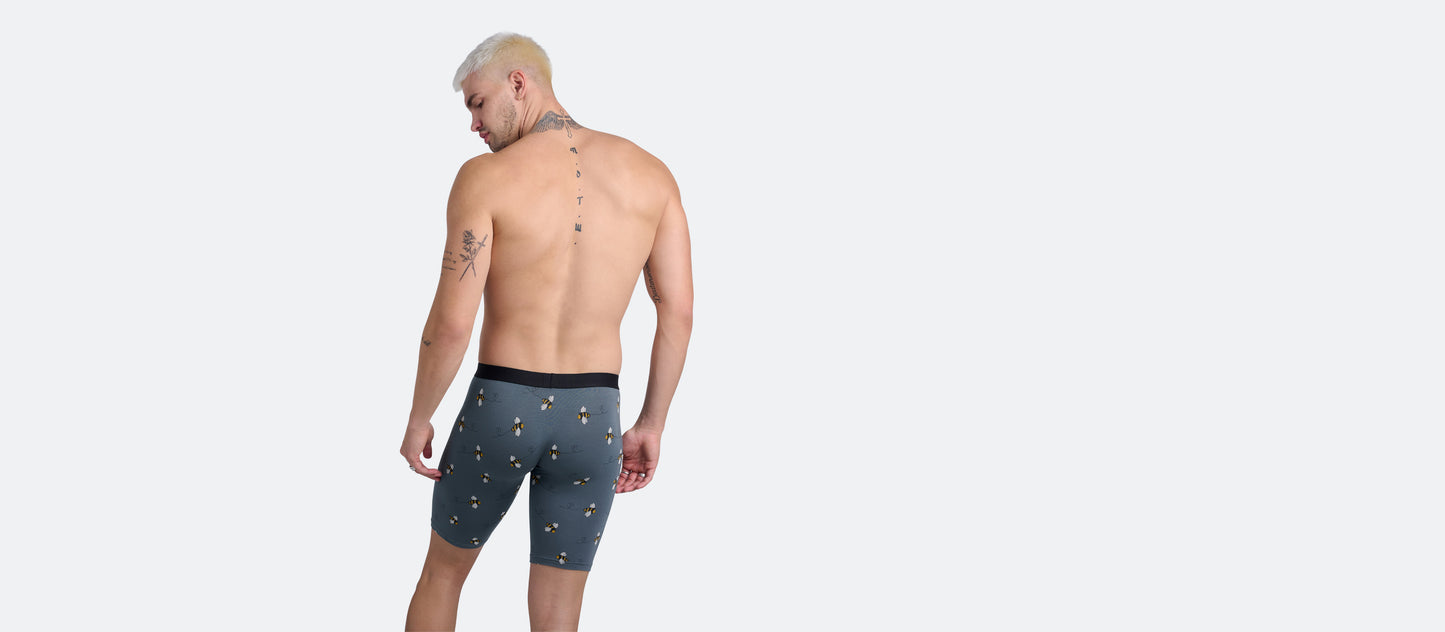 The Ball Caddy™ Long Boxer Brief w/ Fly | Let It Bee