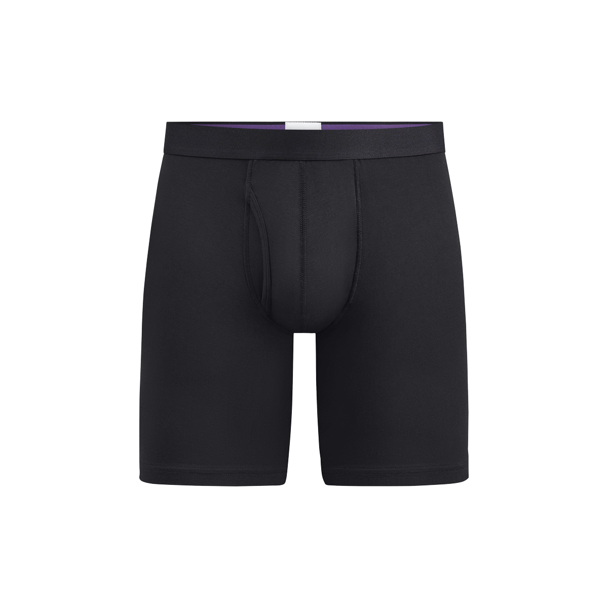 The Ball Caddy™ Long Boxer Brief w/ Fly | Black