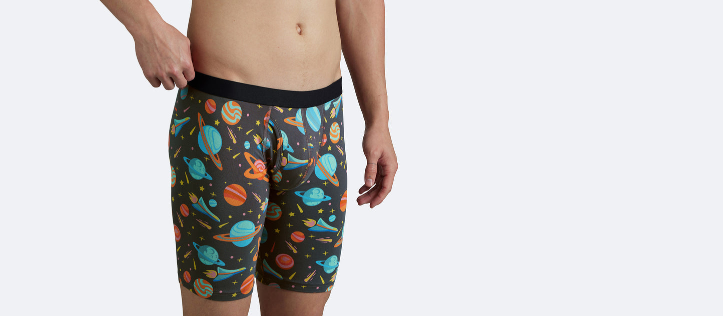 The Ball Caddy™ Long Boxer Brief w/ Fly | Blast Off