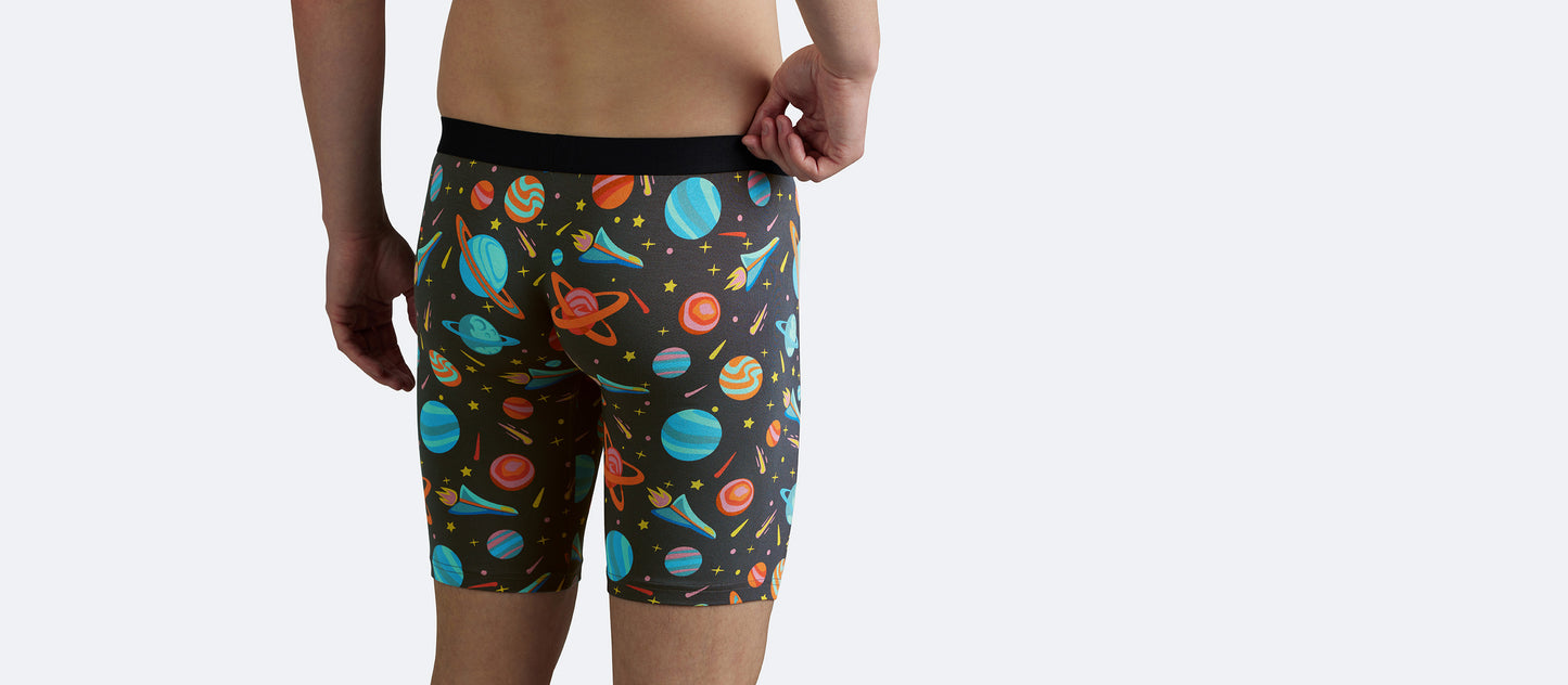 The Ball Caddy™ Long Boxer Brief w/ Fly | Blast Off