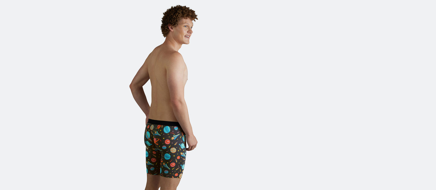 The Ball Caddy™ Long Boxer Brief w/ Fly | Blast Off