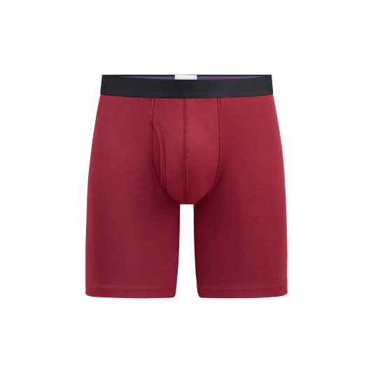 The Ball Caddy™ Long Boxer Brief w/ Fly | Cabernet