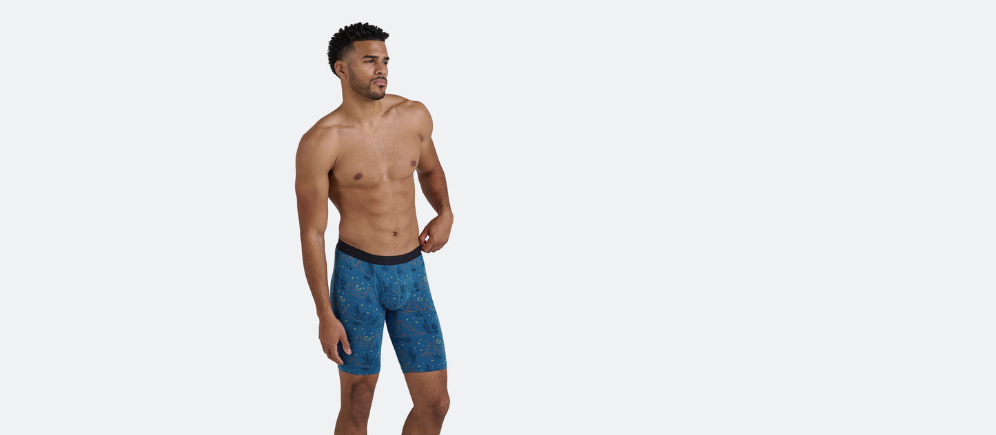 The Ball Caddy™ Long Boxer Brief w/ Fly | Desert Sky