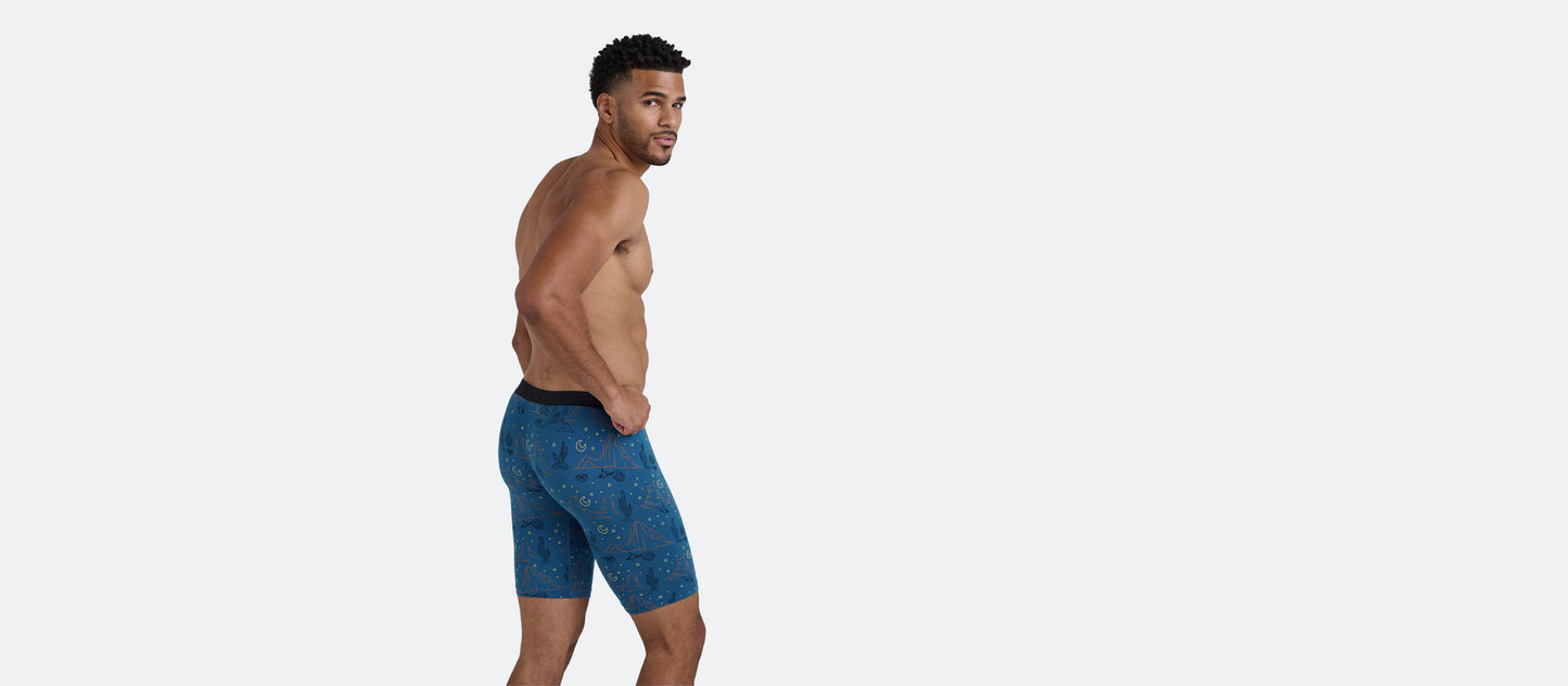 The Ball Caddy™ Long Boxer Brief w/ Fly | Desert Sky