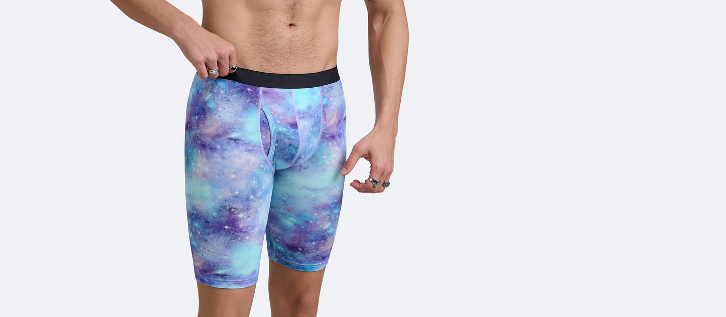 The Ball Caddy™ Long Boxer Brief w/ Fly | Galaxy