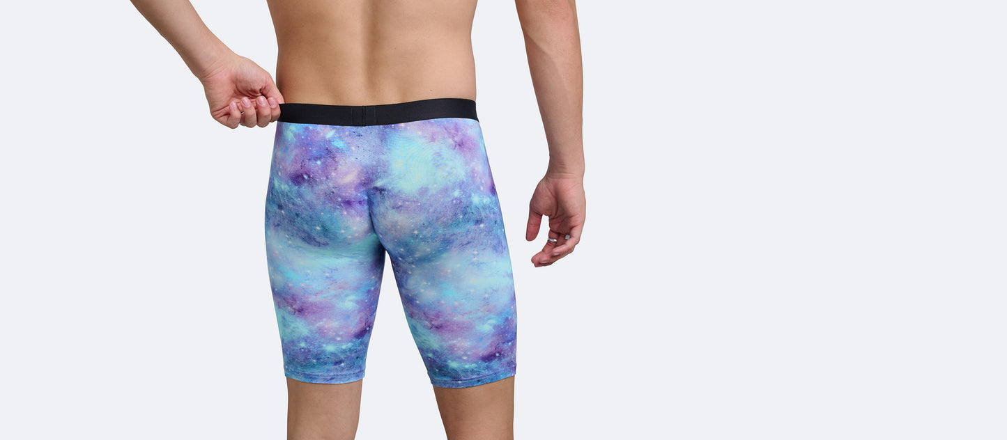 The Ball Caddy™ Long Boxer Brief w/ Fly | Galaxy