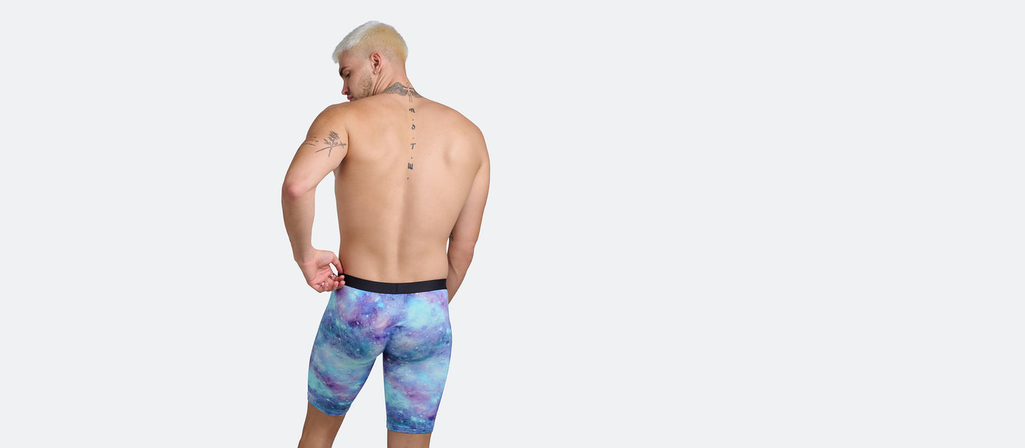 The Ball Caddy™ Long Boxer Brief w/ Fly | Galaxy