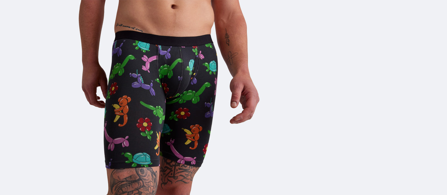 The Ball Caddy™ Long Boxer Brief w/ Fly | Party Time