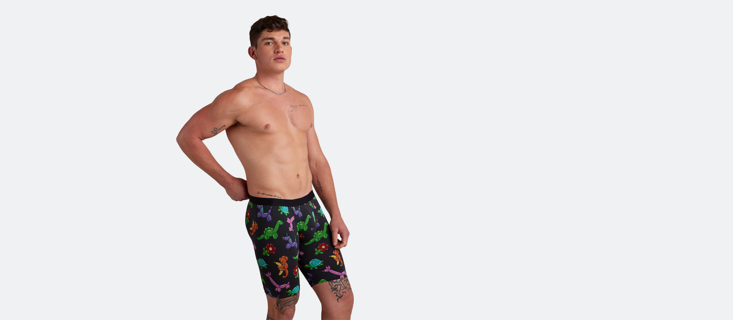 The Ball Caddy™ Long Boxer Brief w/ Fly | Party Time