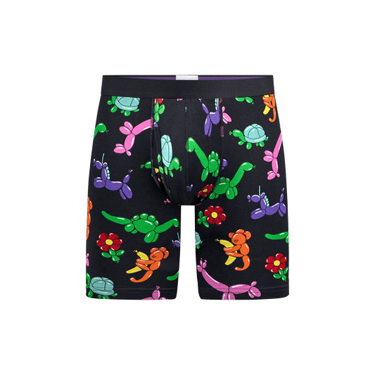 The Ball Caddy™ Long Boxer Brief w/ Fly | Party Time