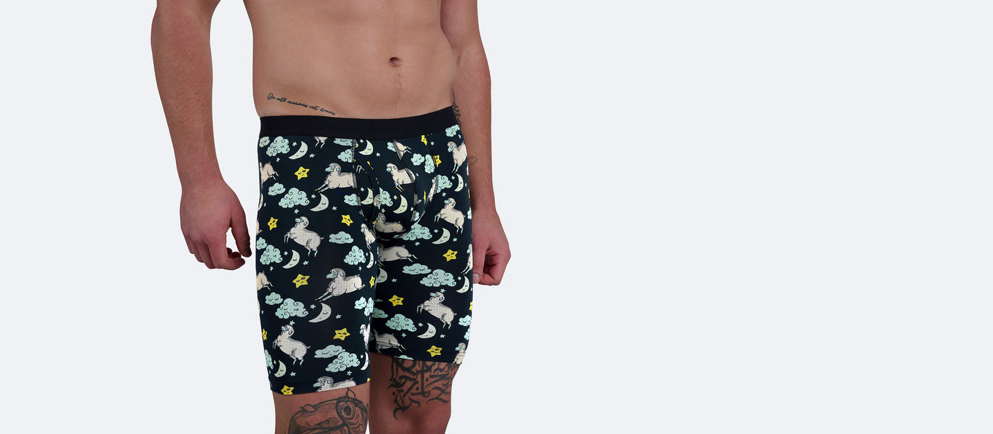 The Ball Caddy™ Long Boxer Brief w/ Fly | Sound Ashleep