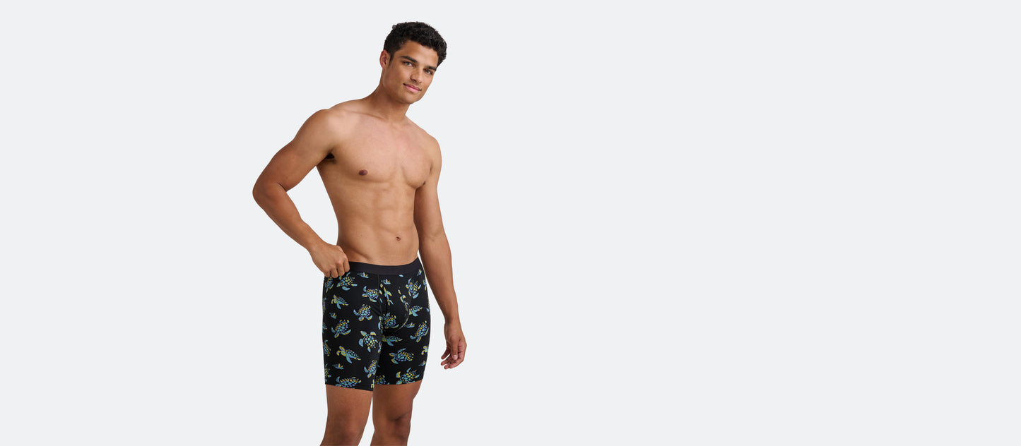 The Ball Caddy™ Long Boxer Brief w/ Fly | Turtley Awesome