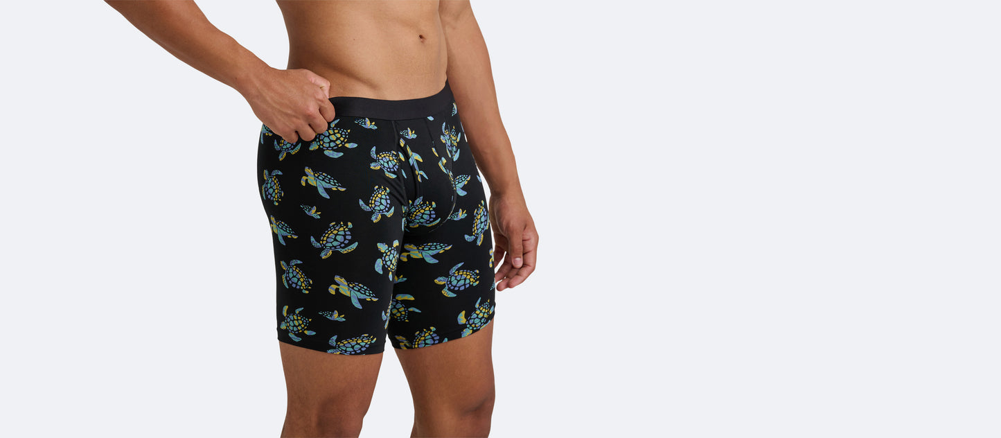 The Ball Caddy™ Long Boxer Brief w/ Fly | Turtley Awesome