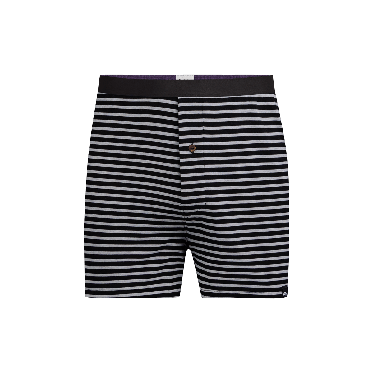 Boxer | Heather Grey Stripes