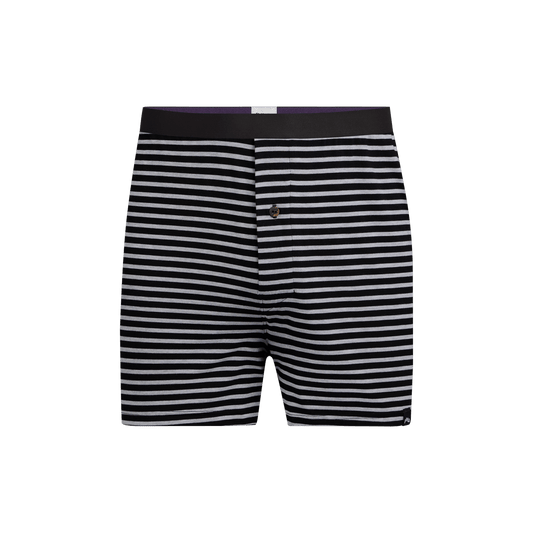 Boxer | Heather Grey Stripes