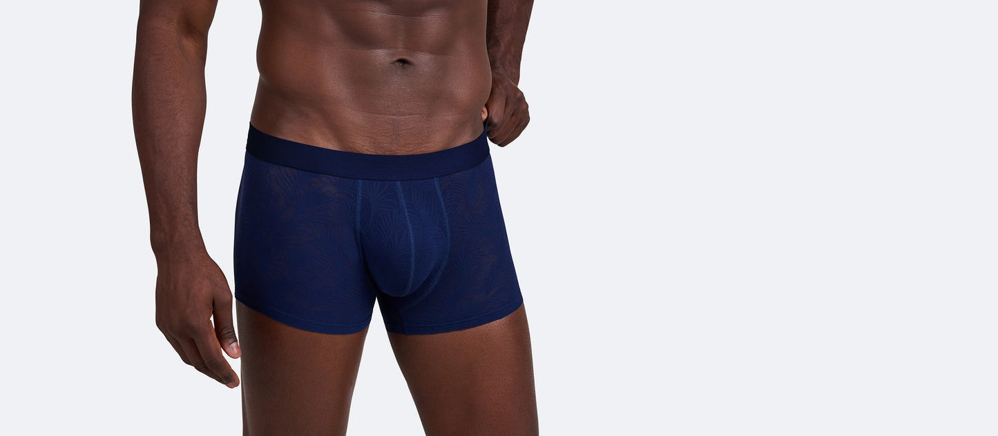 All Over Lace Trunk | Midnight Navy