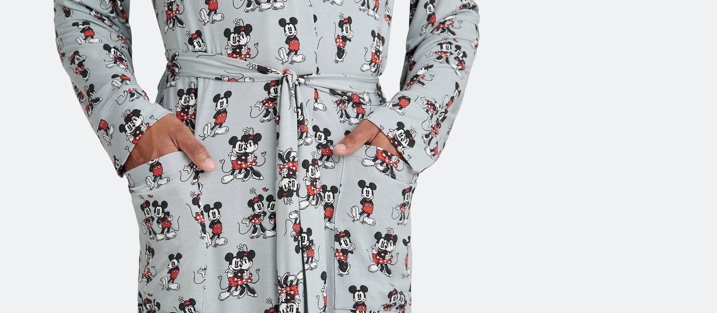 Unisex Hooded Modal Robe | Mickey & Minnie