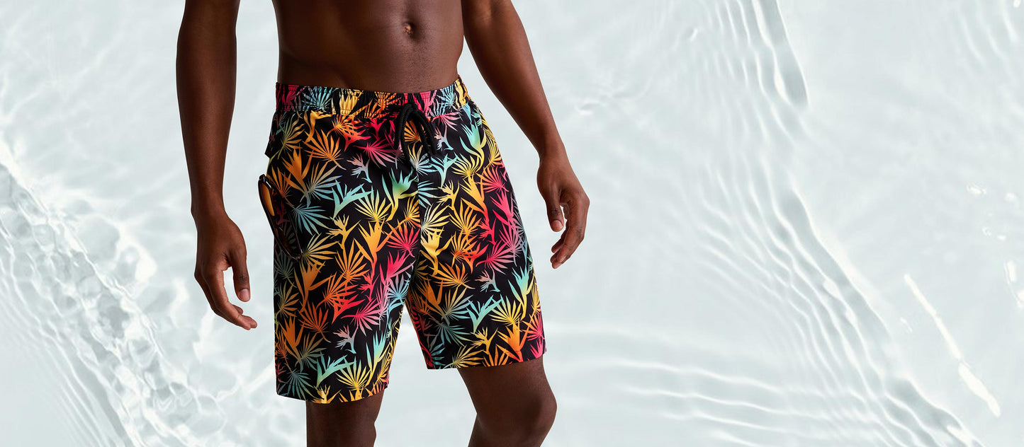 8” Active Swim Trunk | Bird of Paradise