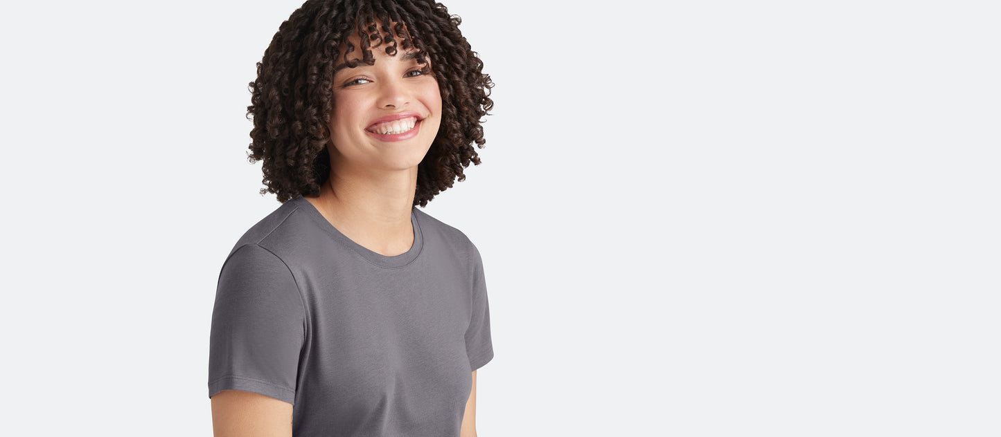 Women's Daily Crew Tee | Smooth Slate