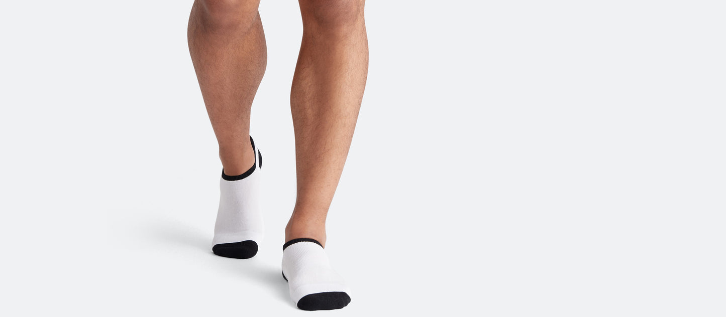 Ankle Sock | White & Black