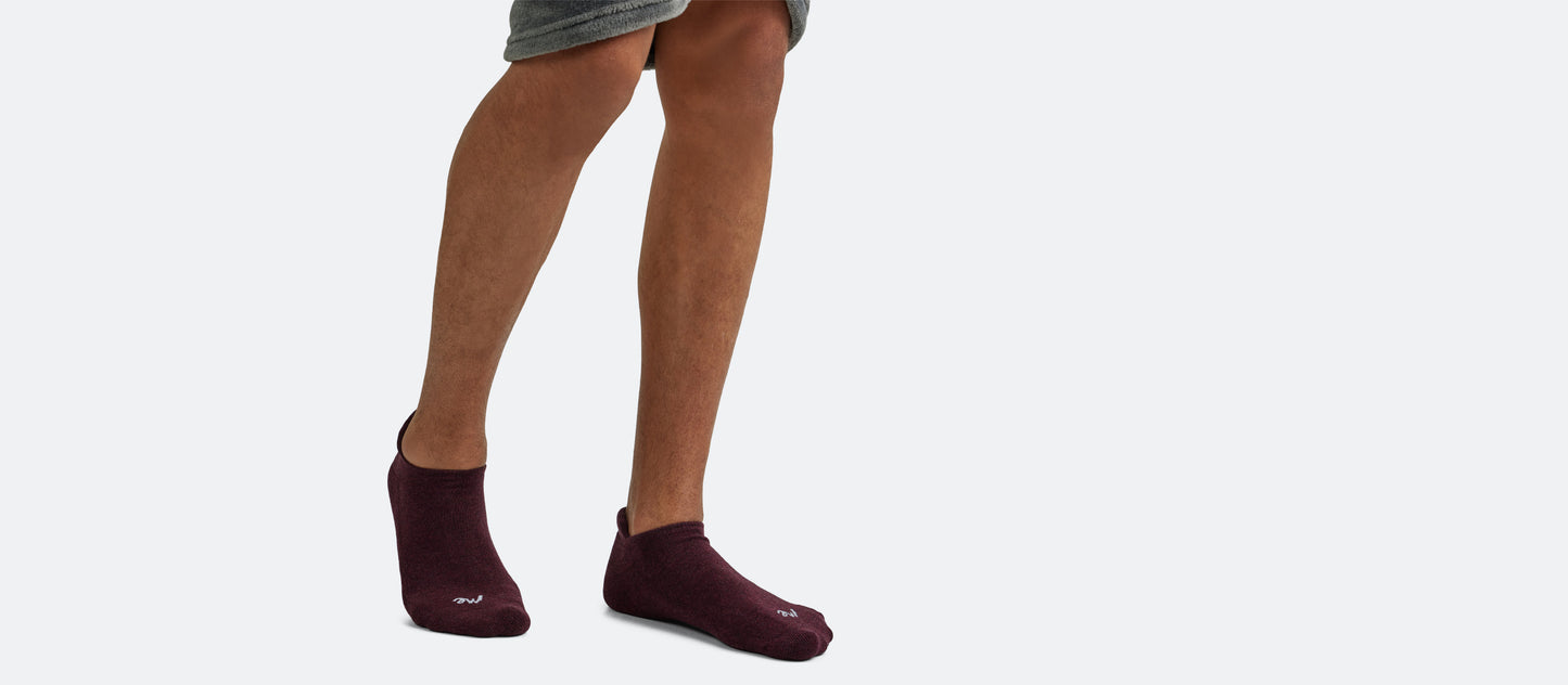 Ankle Sock | Heather Wine