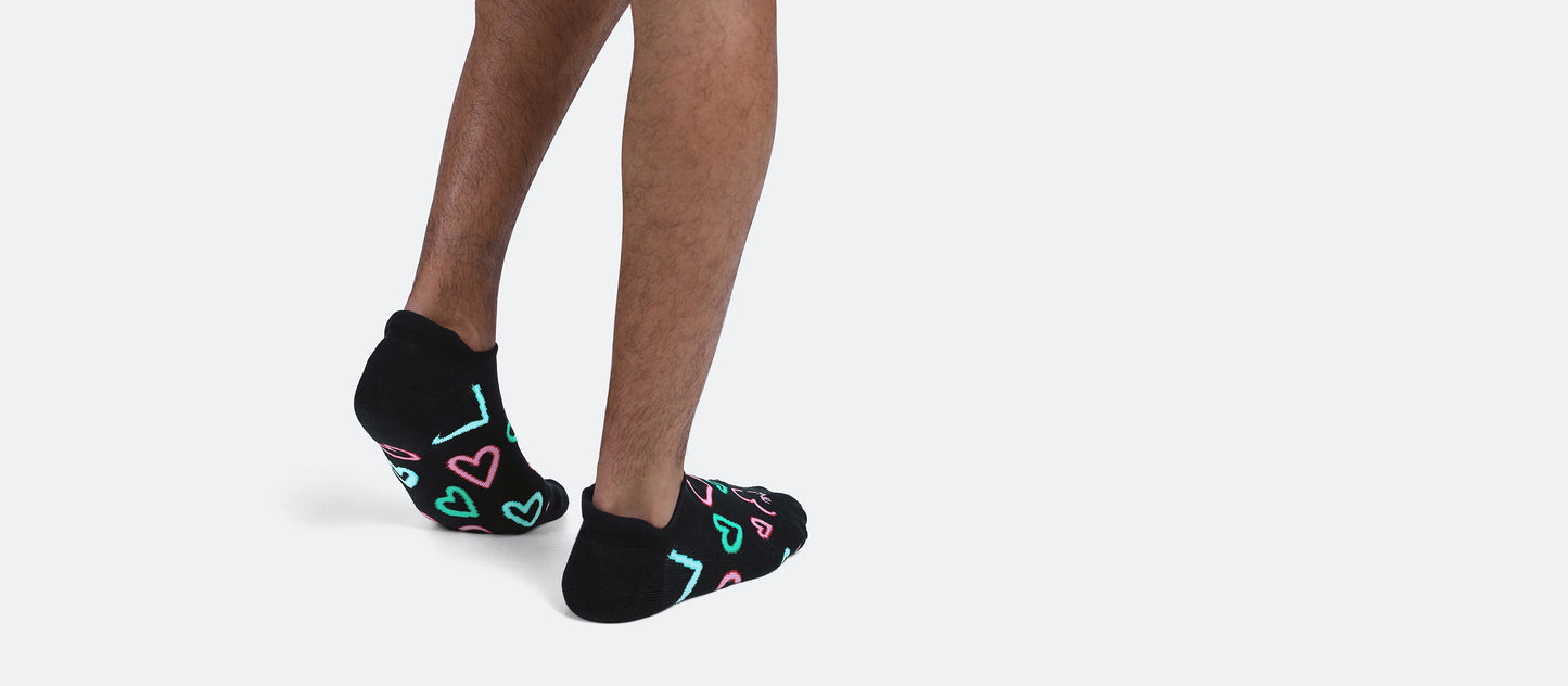 Ankle Sock | Electric Hearts