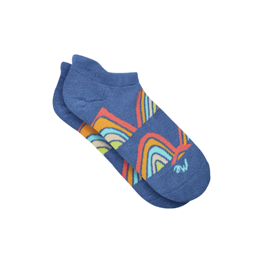 Ankle Sock | Retro Rainbows