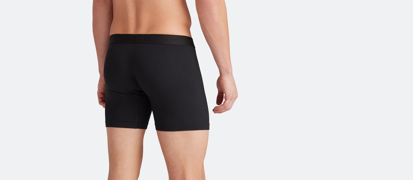 Boxer Brief w/ Fly | Black