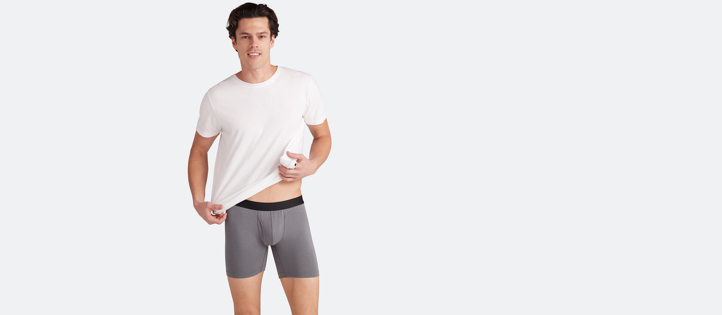 Boxer Brief w/ Fly | Grey