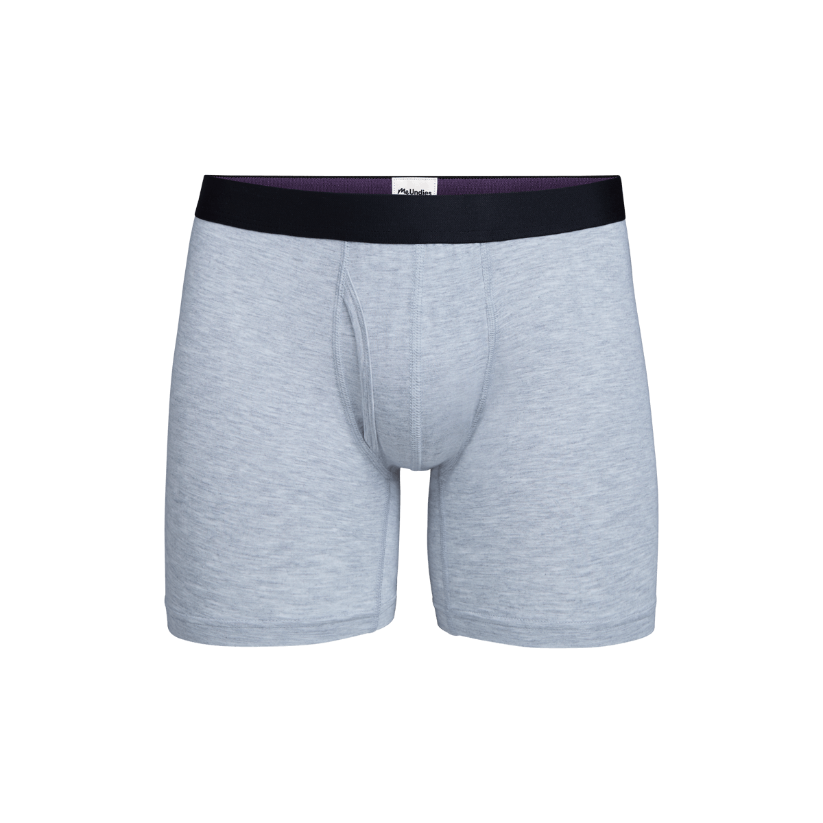 Boxer Brief w/ Fly | Heather Grey