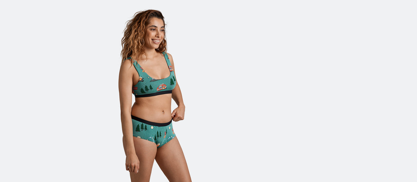 U-Back Bralette | Happy Camper