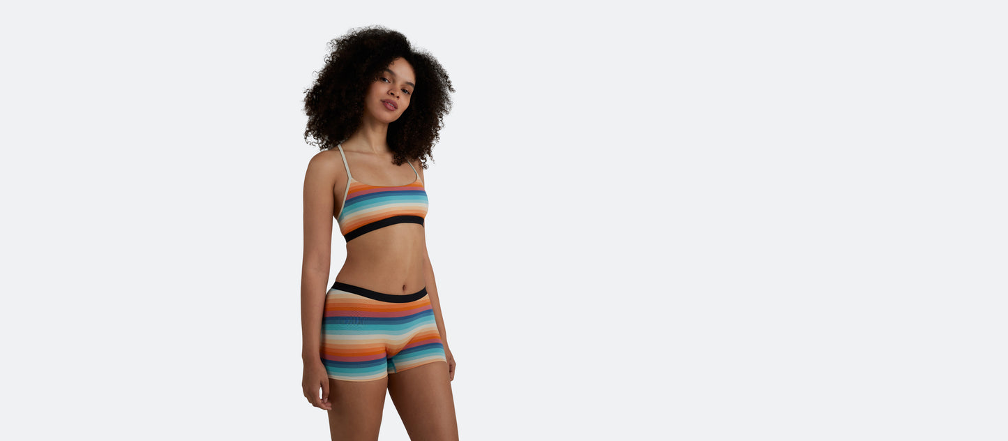 Boyshort | Pool Stripes