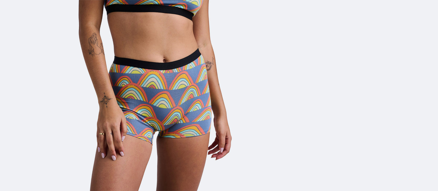 Boyshort | Retro Rainbows