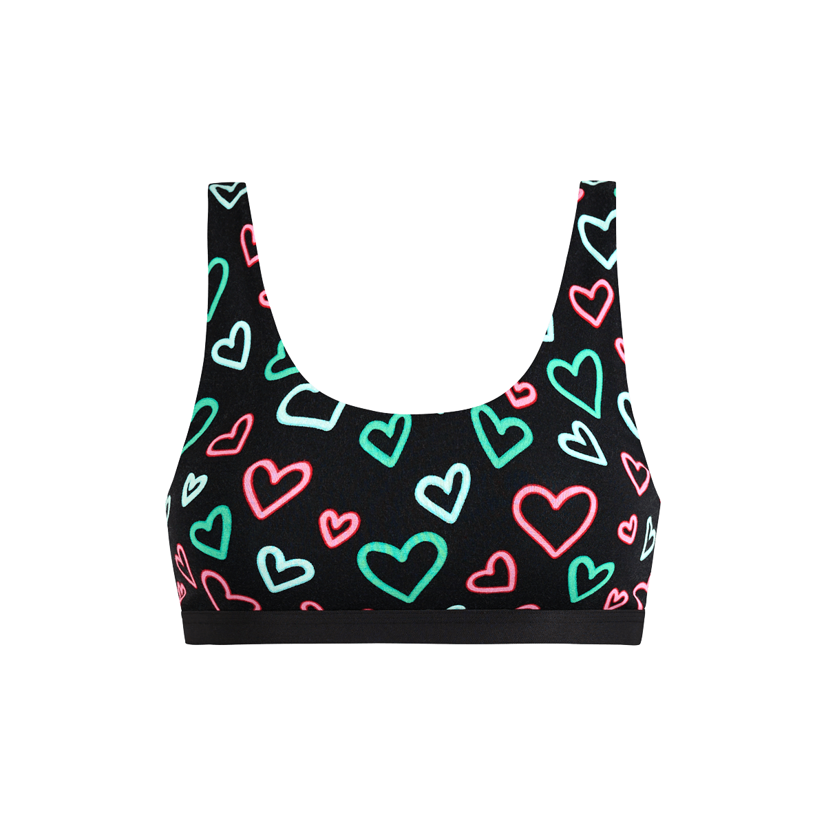 U-Back Bralette | Electric Hearts