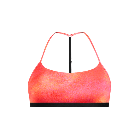 T-Back Bralette | Airbrush Orange