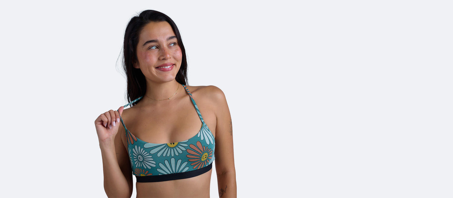 T-Back Bralette | Disco Daisies