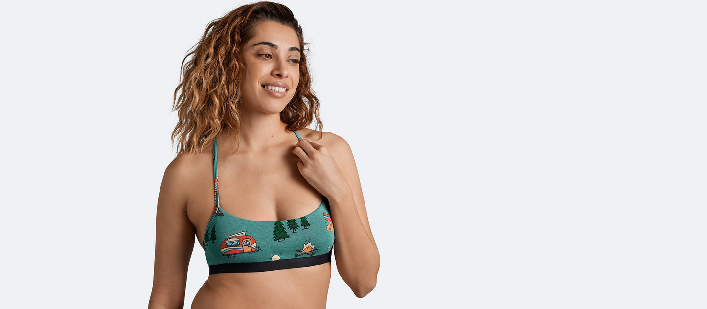 T-Back Bralette | Happy Camper