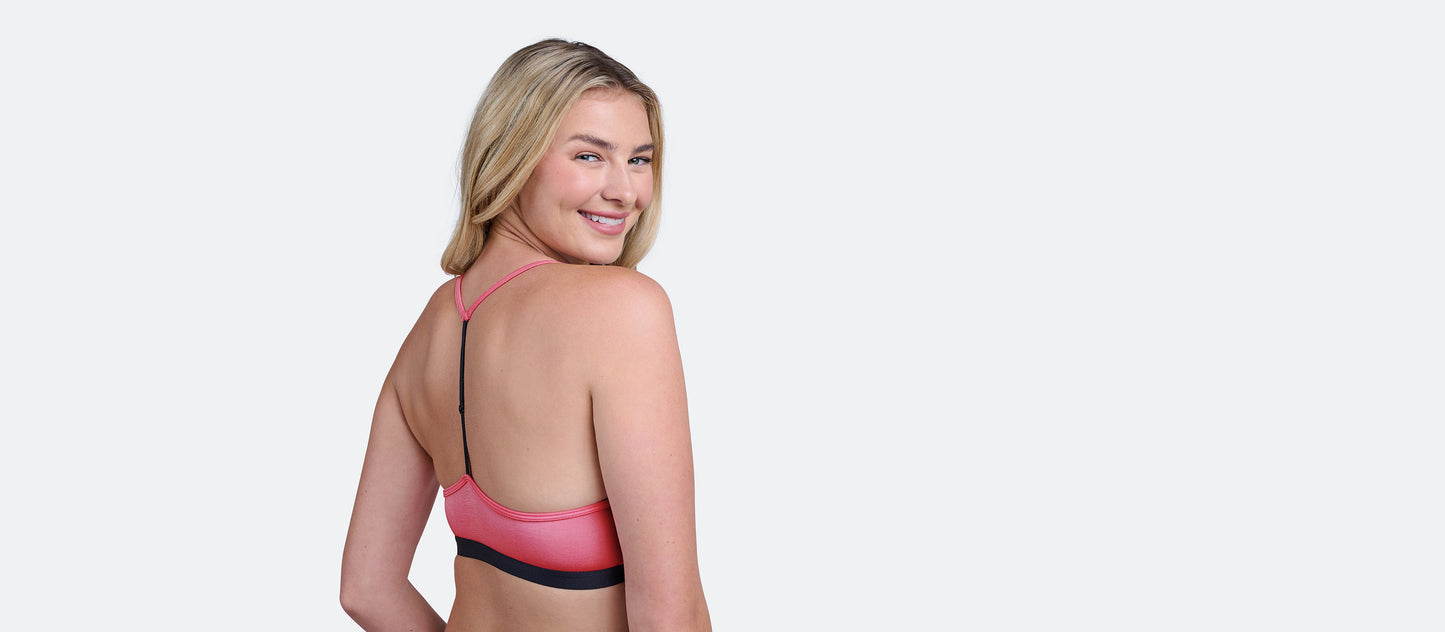 T-Back Bralette | Pink Ombre