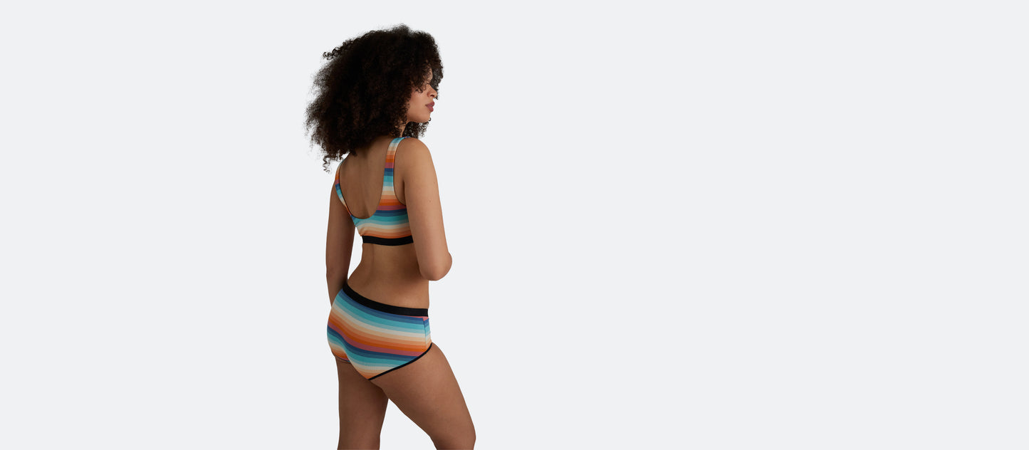 U-Back Bralette | Pool Stripes