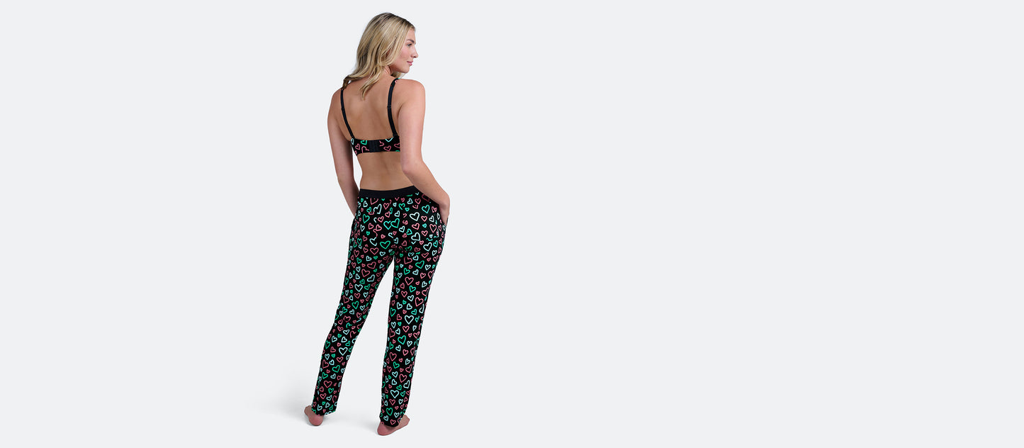 Women's Lounge Pants | Electric Hearts