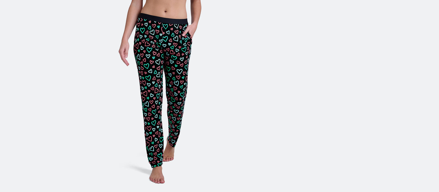 Women's Lounge Pants | Electric Hearts