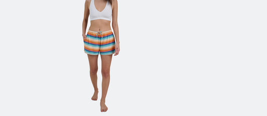 Women's Modal Short | Pool Stripes