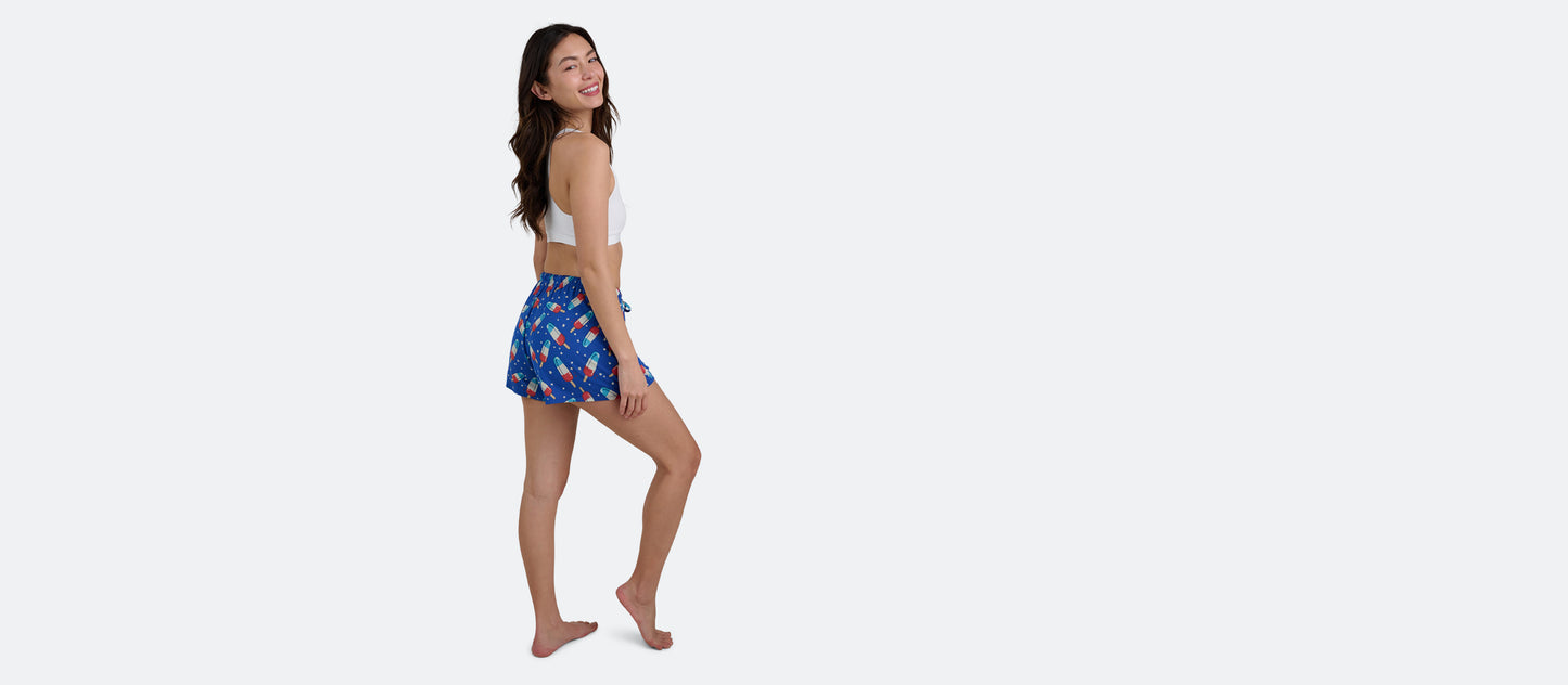 Women's Modal Short | Patriotic Pops