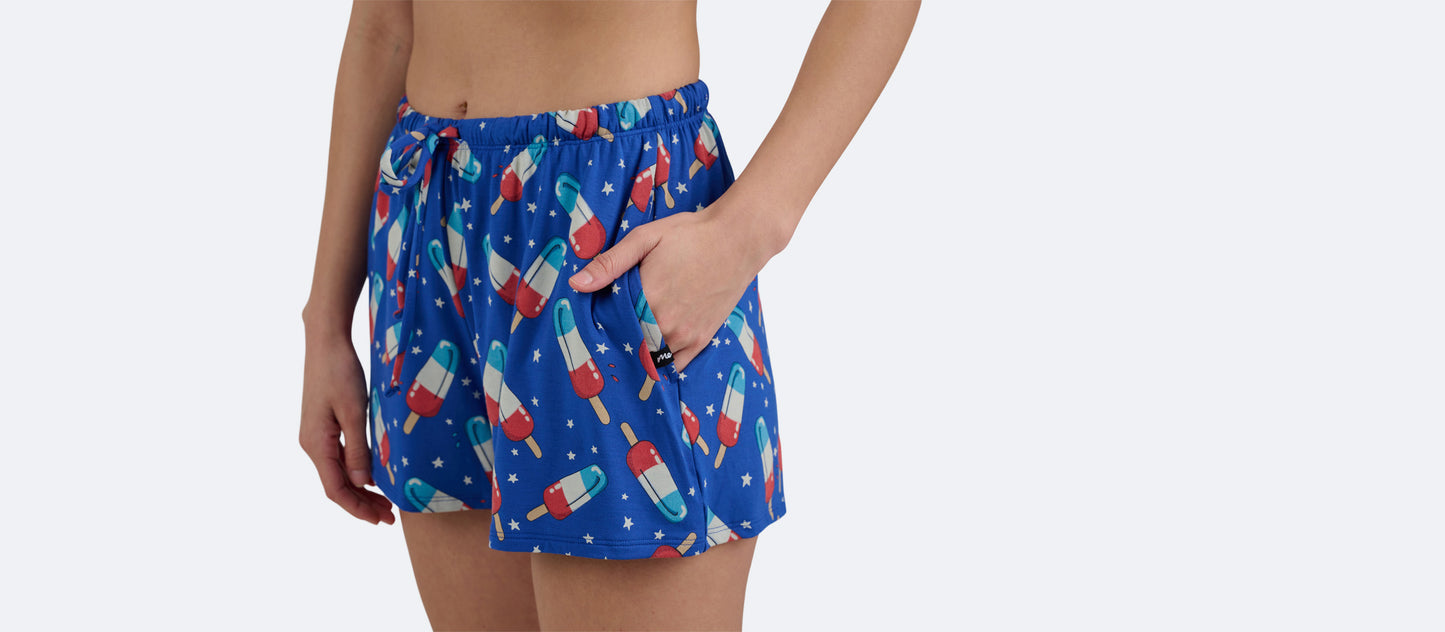 Women's Modal Short | Patriotic Pops