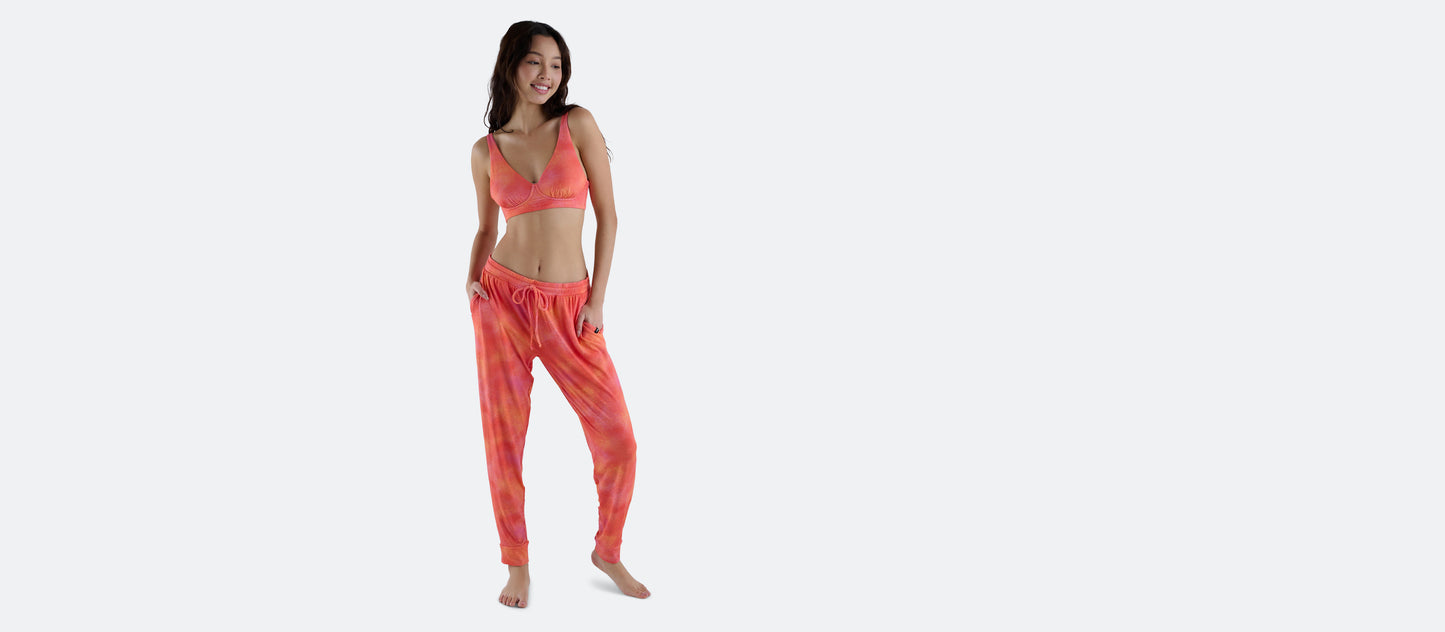 Women's Modal Jogger | Airbrush Orange